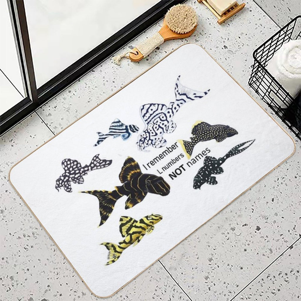Pleco Collage Truth  Versatile Bath Mat