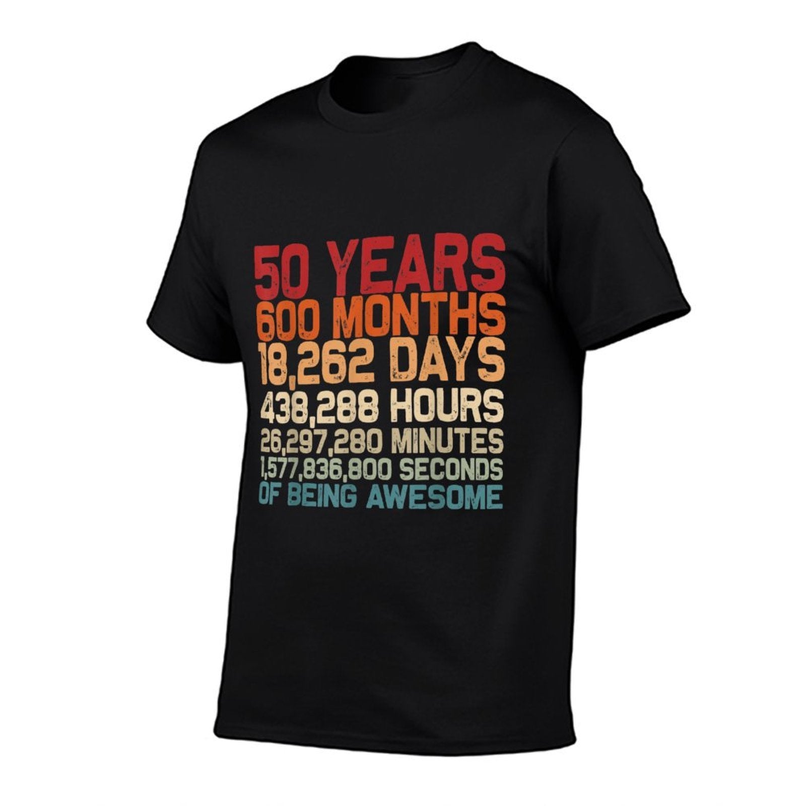 50 Years of Being Awesome Retro Vintage Funny 50th Birthday  Quick-drying T-Shirt