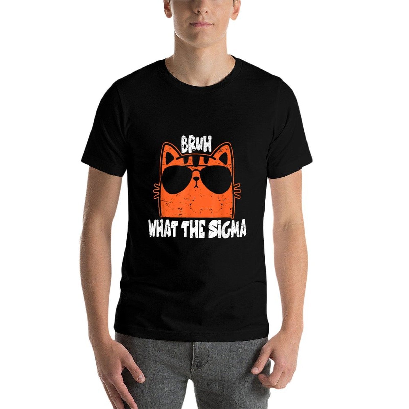Bro What The Sigma Funny Kidsns Youth Meme Saying Quote  Moisture-wicking T-Shirt