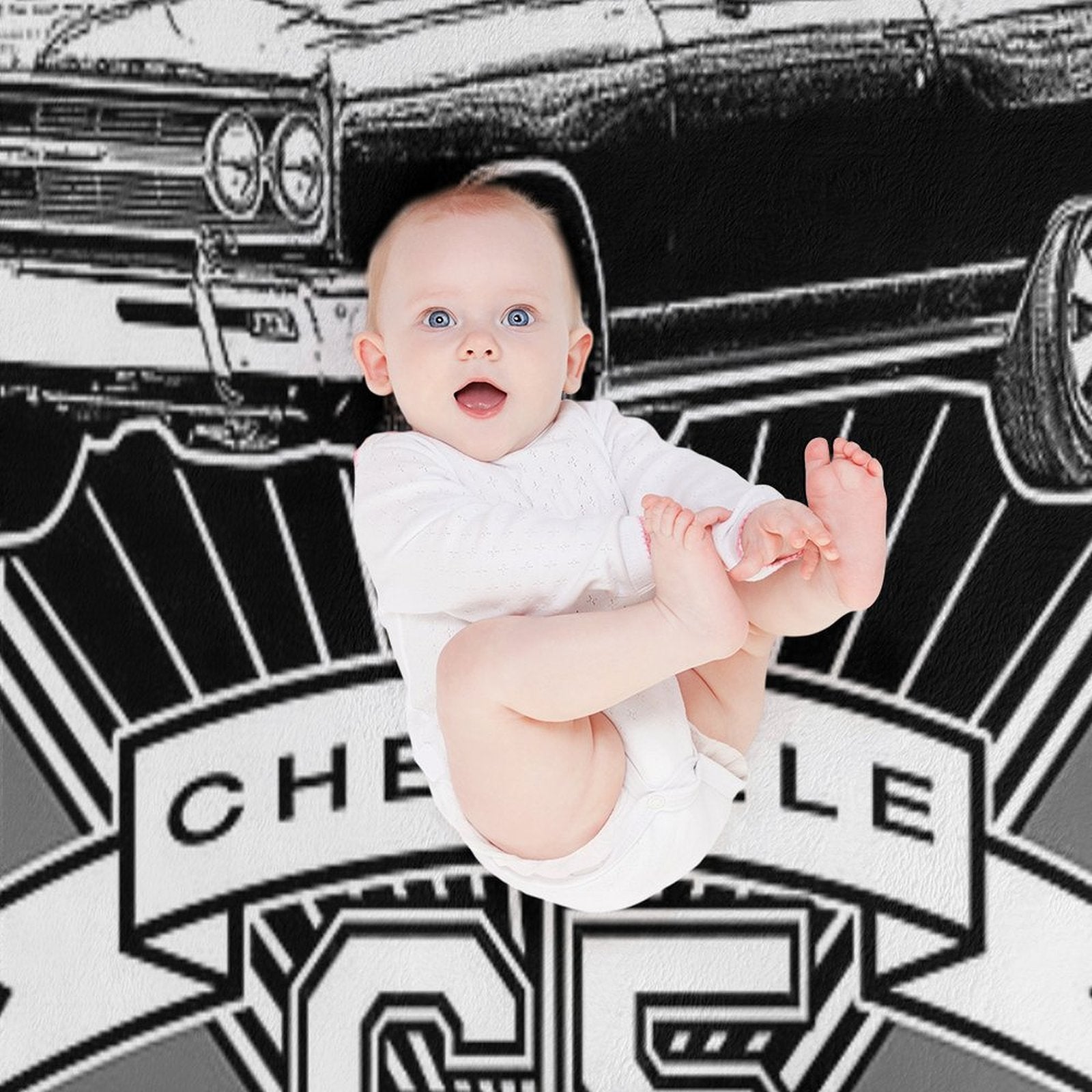 1965 Chevelle Sustainable Throw Blanket