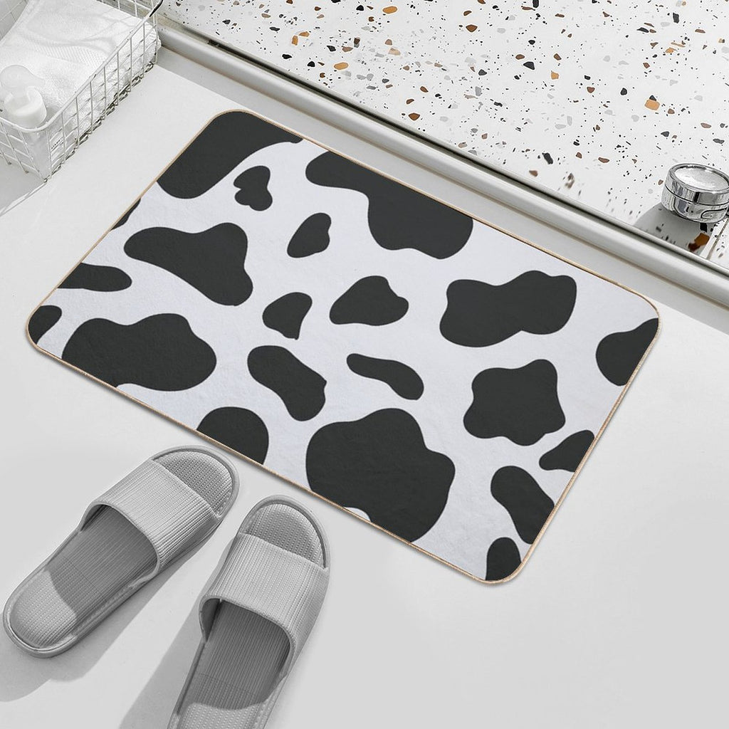 Cow Pattern  Absorbent Bath Mat