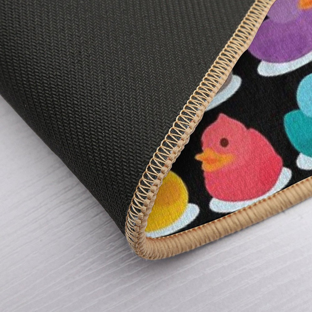 Duck Duck Go! Oh No, Ducks Everywhere!  Fade-Resistant Bath Mat