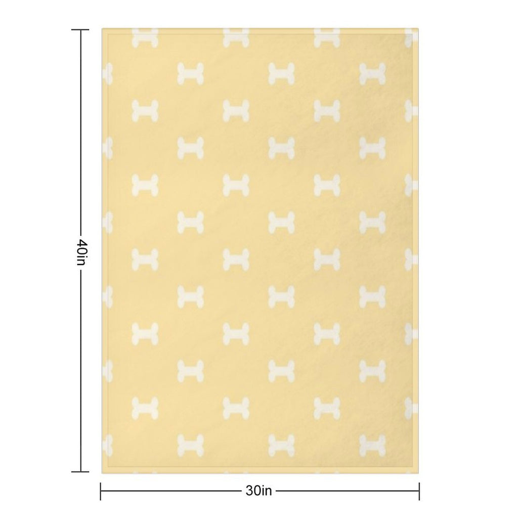 Blue Dog Bed Blanket Plush Throw Blanket