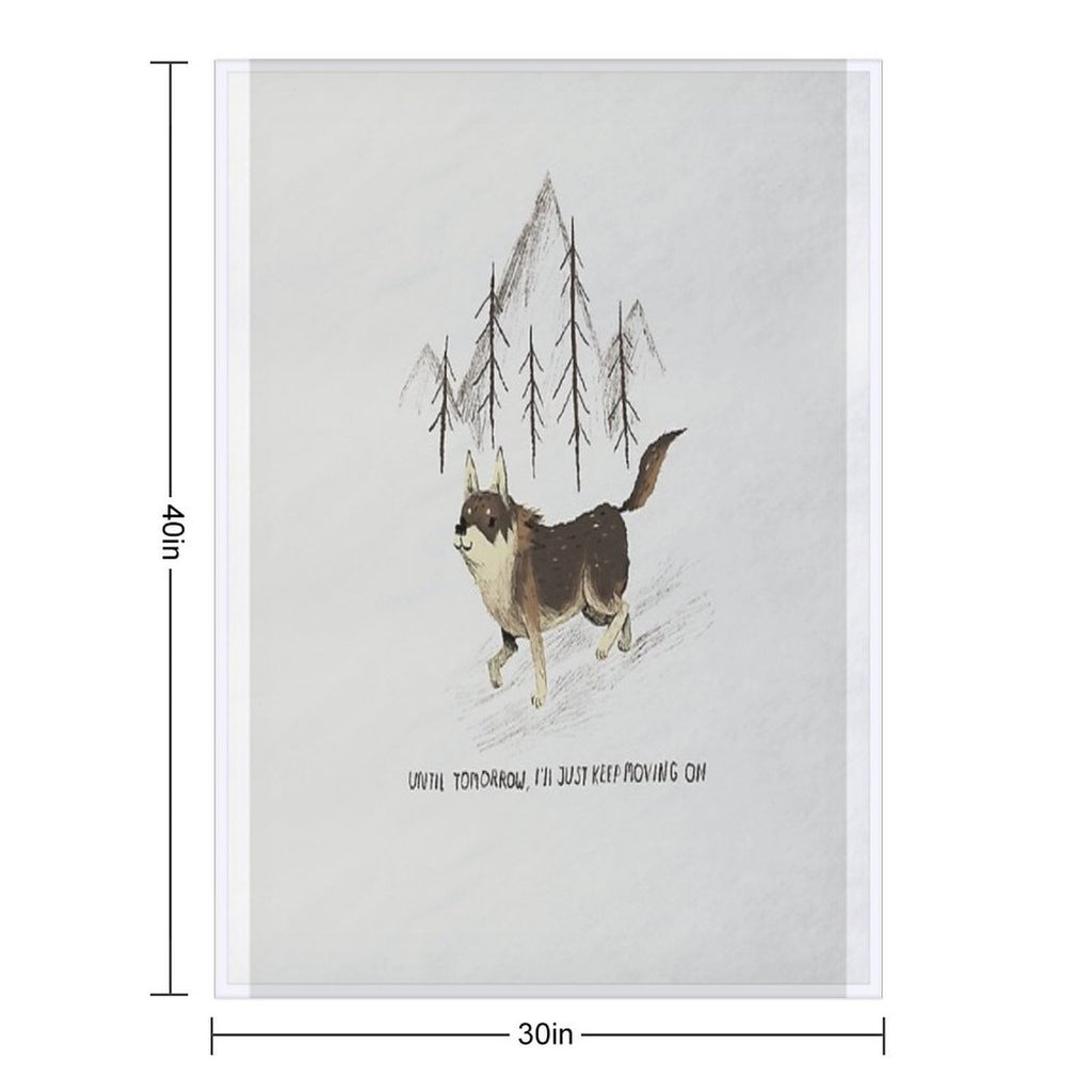 The Littlest Hobo Durable Throw Blanket