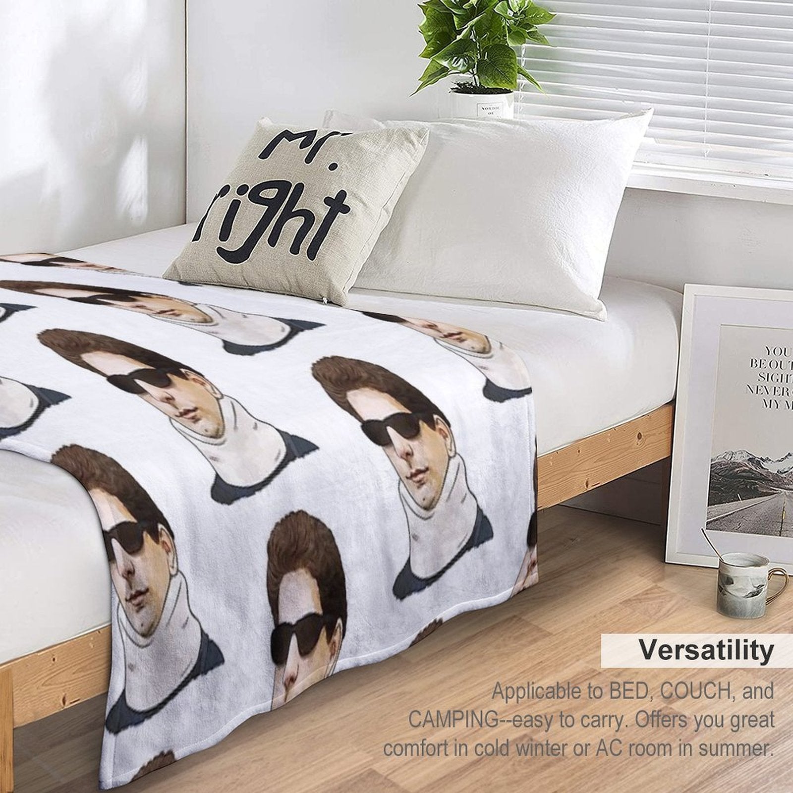 Chrissy Plush Throw Blanket