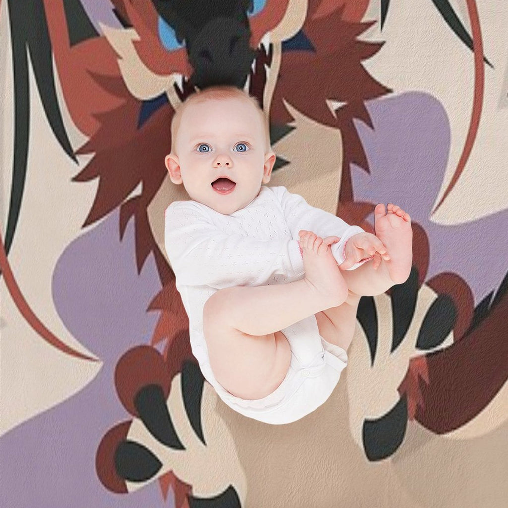 Monster Hunter  Rathalos Compact Throw Blanket