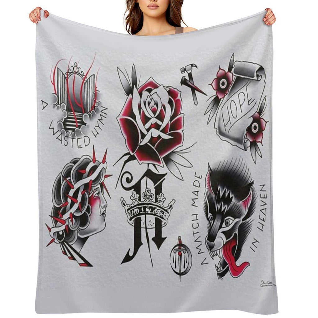 Architects Band Logo Machine-washable Throw Blanket