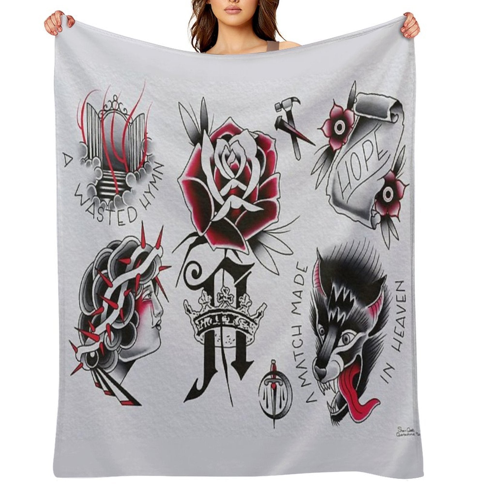 Architects Band Logo Machine-washable Throw Blanket
