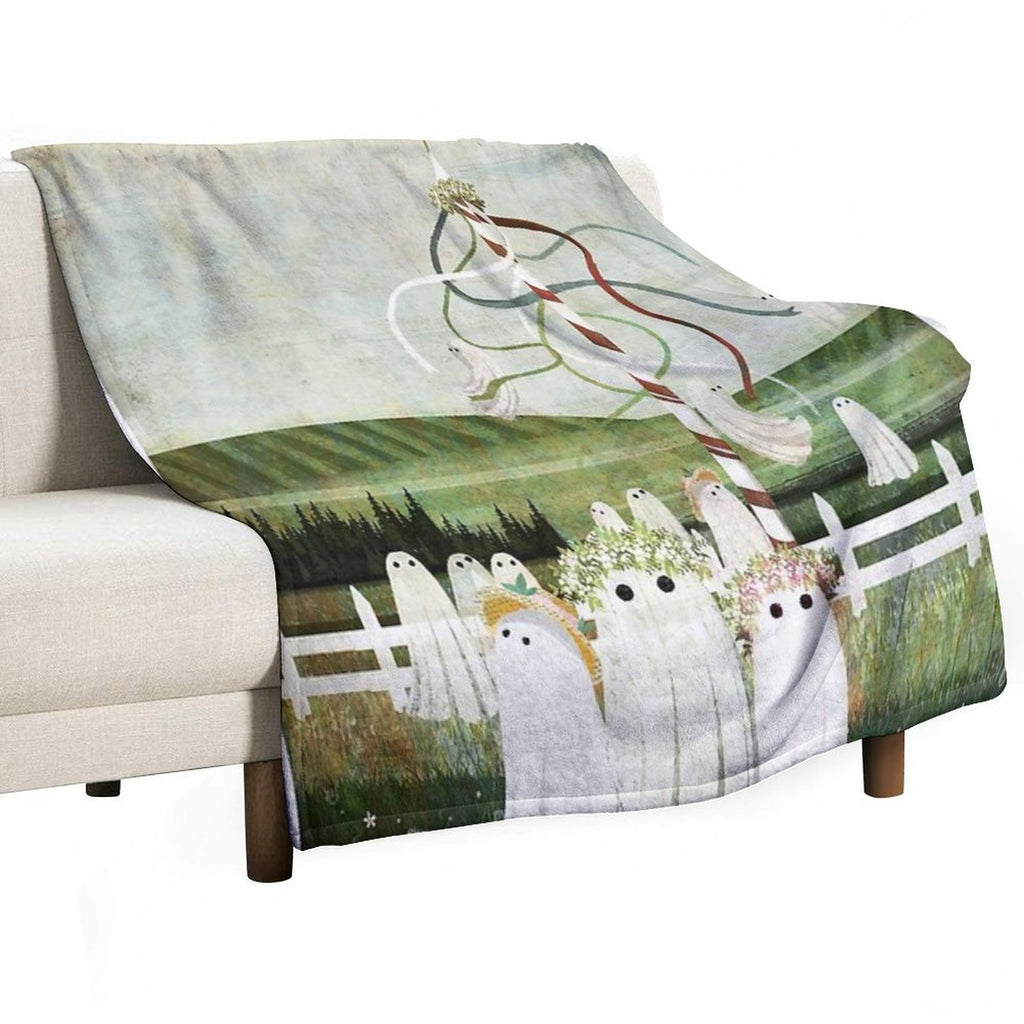 May Queen Sustainable Throw Blanket