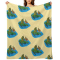 Chill Frog Anti-pilling Throw Blanket
