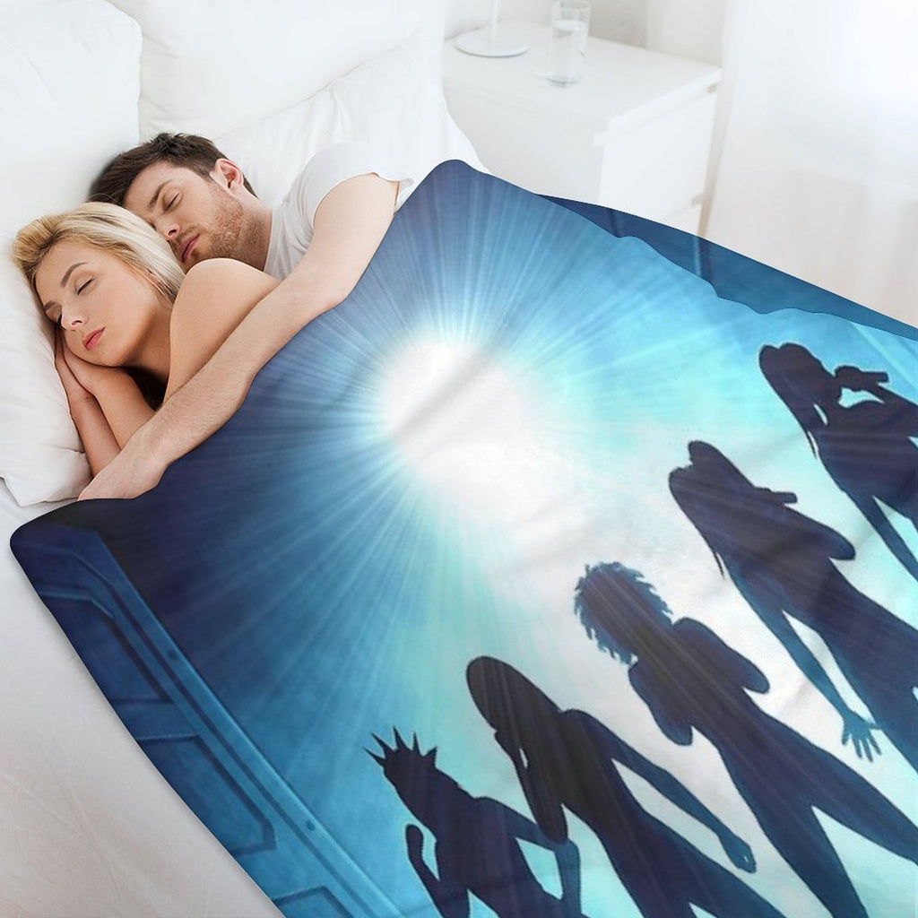 Spice Invaders Anti-pilling Throw Blanket