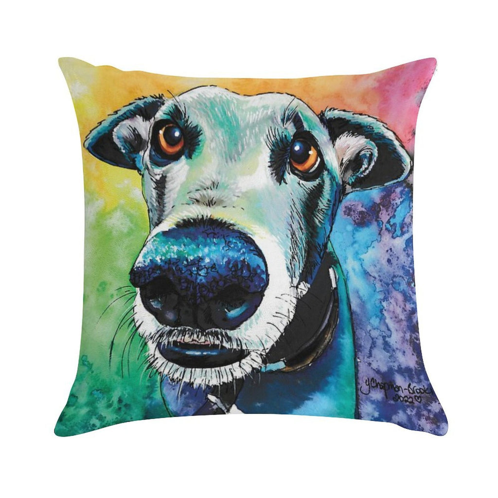 The Look of Love Soft Hidden Zipper Throw Pillow