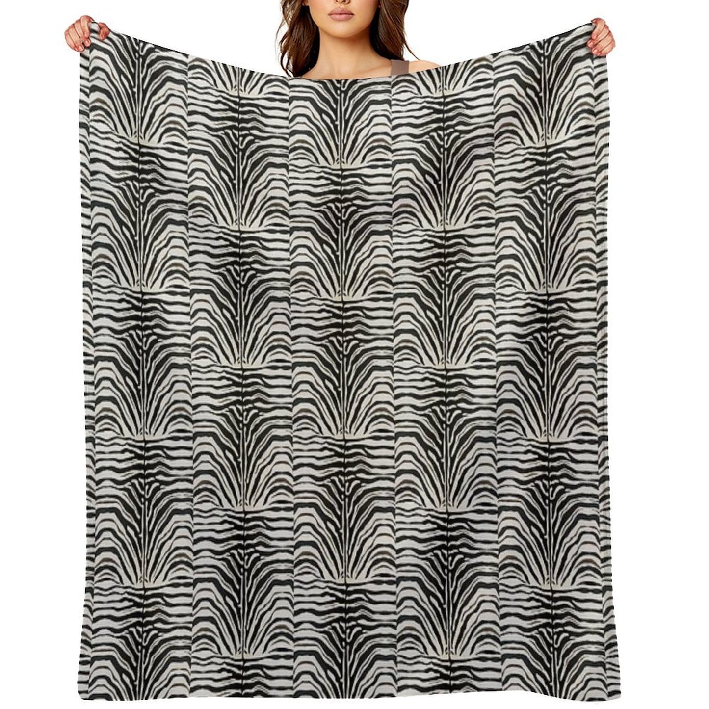 Zebra Anti-pilling Throw Blanket