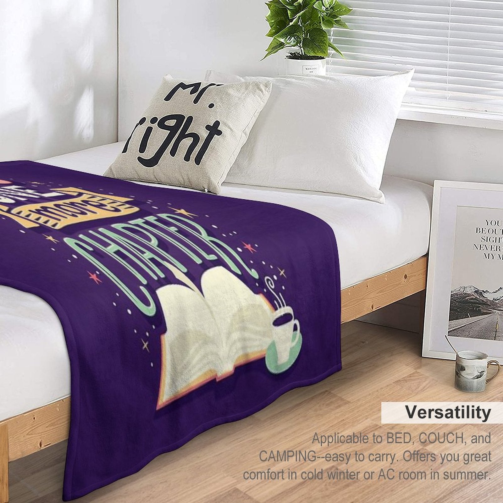 One More Chapter Compact Throw Blanket