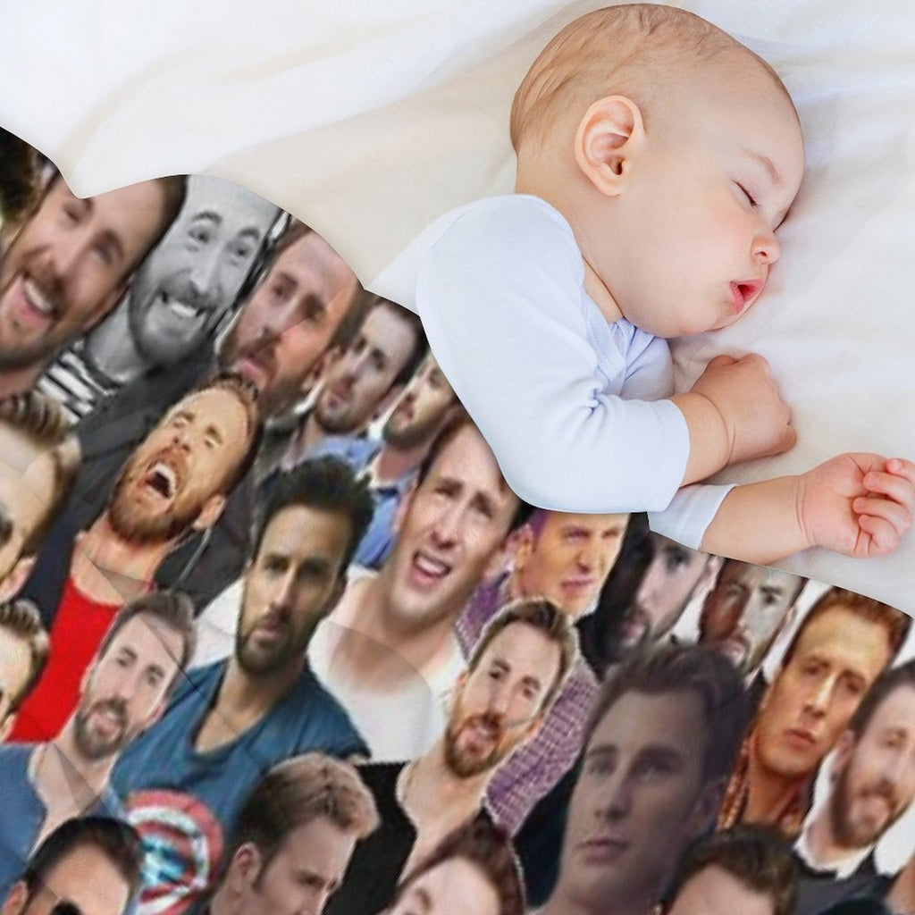 Chris Evans Velvety-soft Throw Blanket