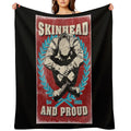 Skinhead And Proud Compact Throw Blanket