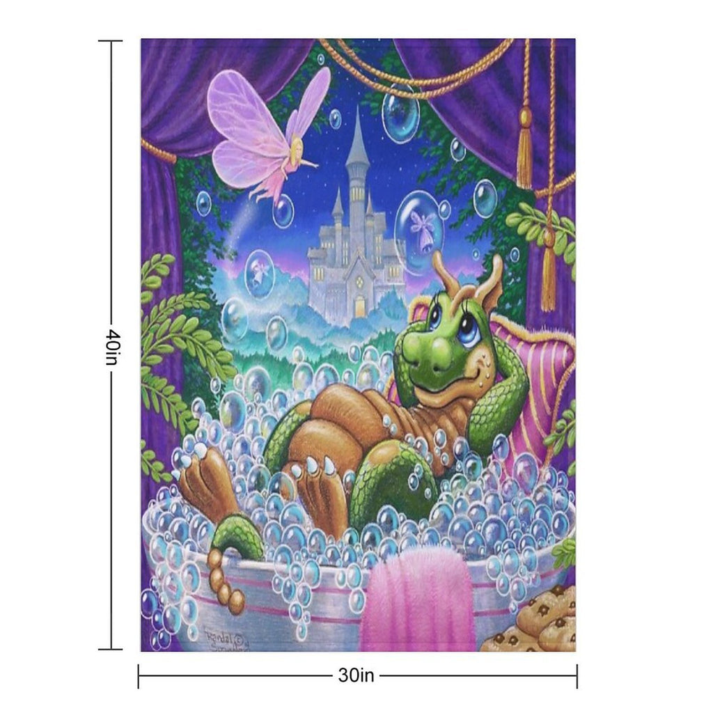 Bubble Fairies Eco-conscious Throw Blanket