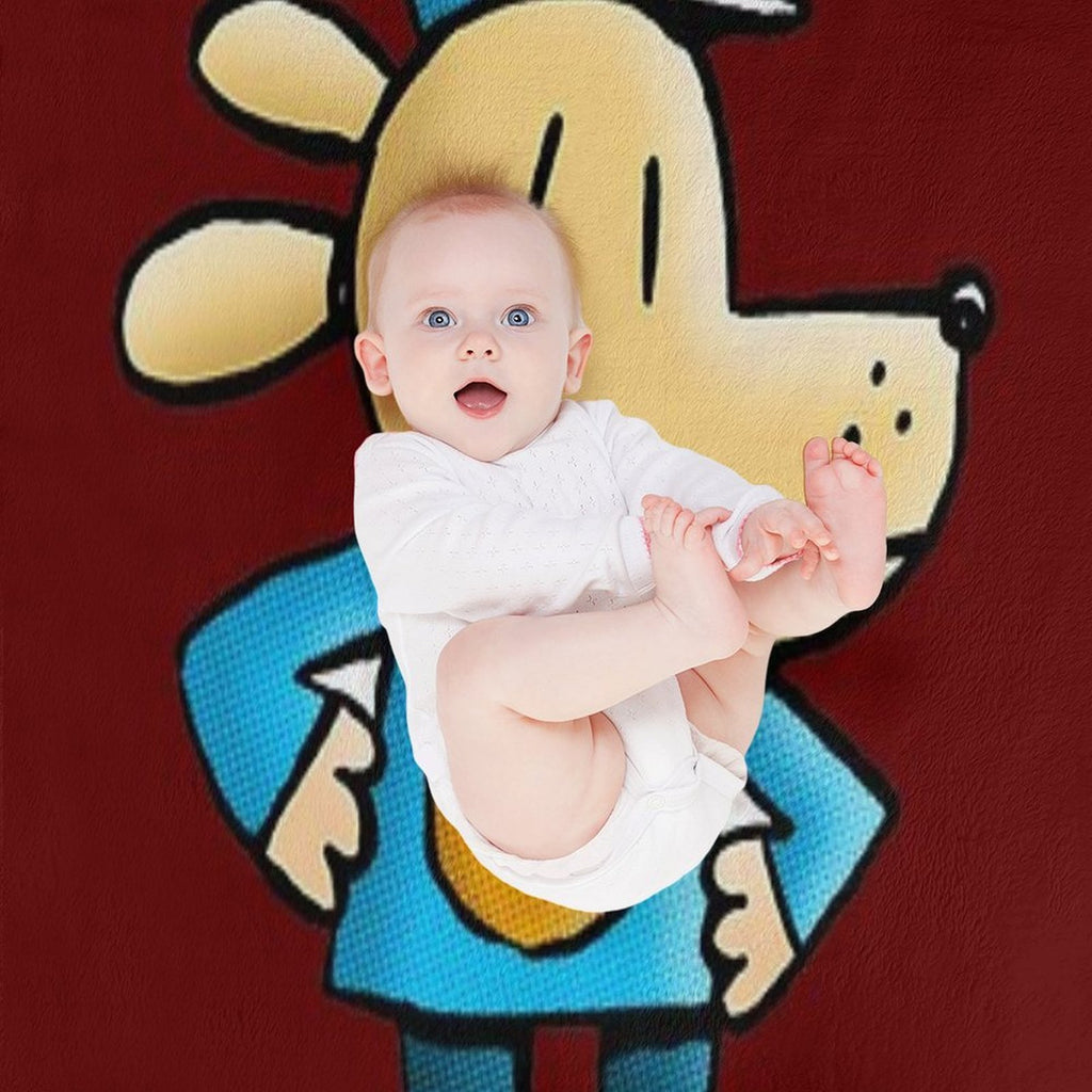 Dogman Shrink-resistant Throw Blanket