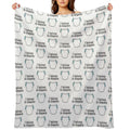 I Belong in Diapers All-season Throw Blanket
