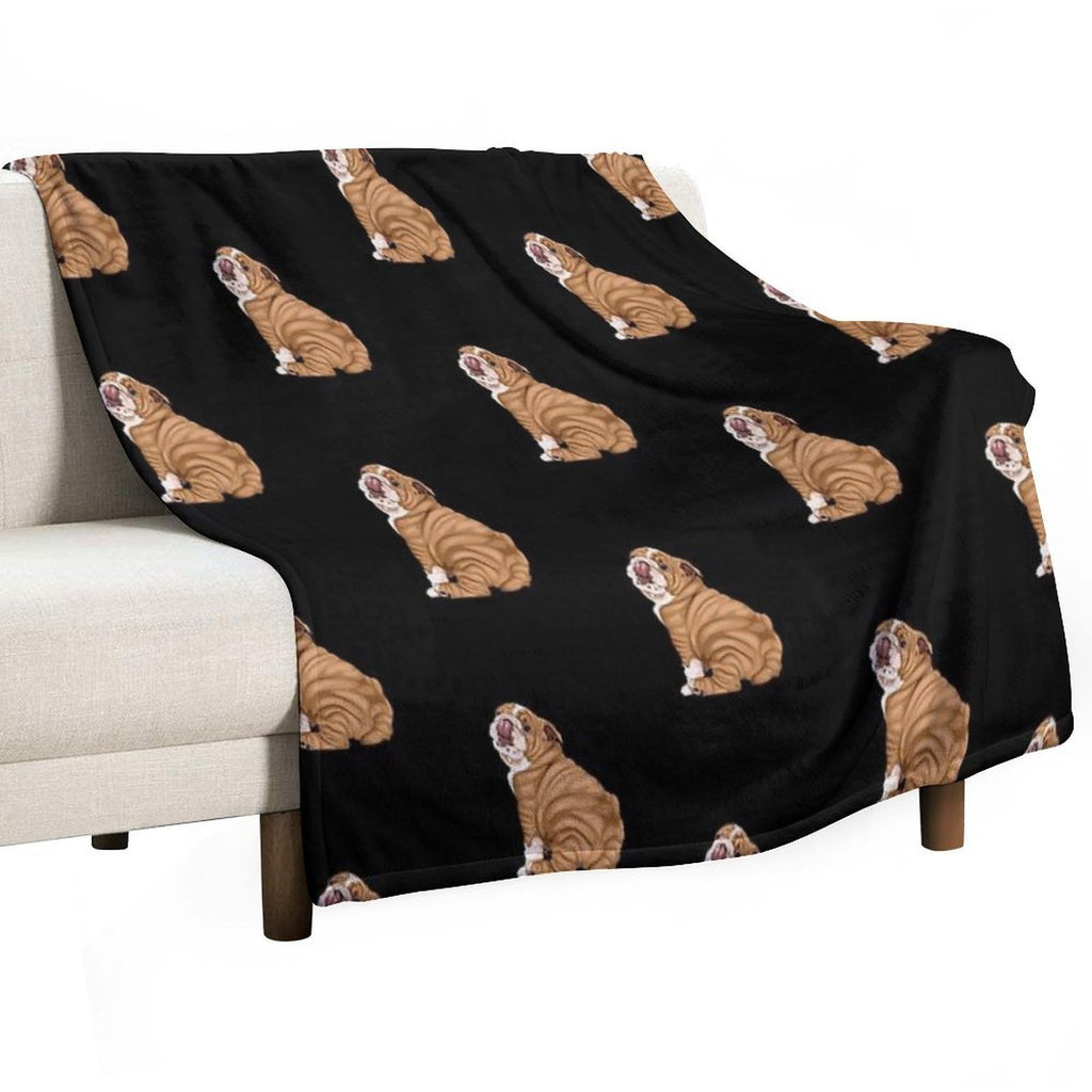 English Bulldog Premium Throw Blanket
