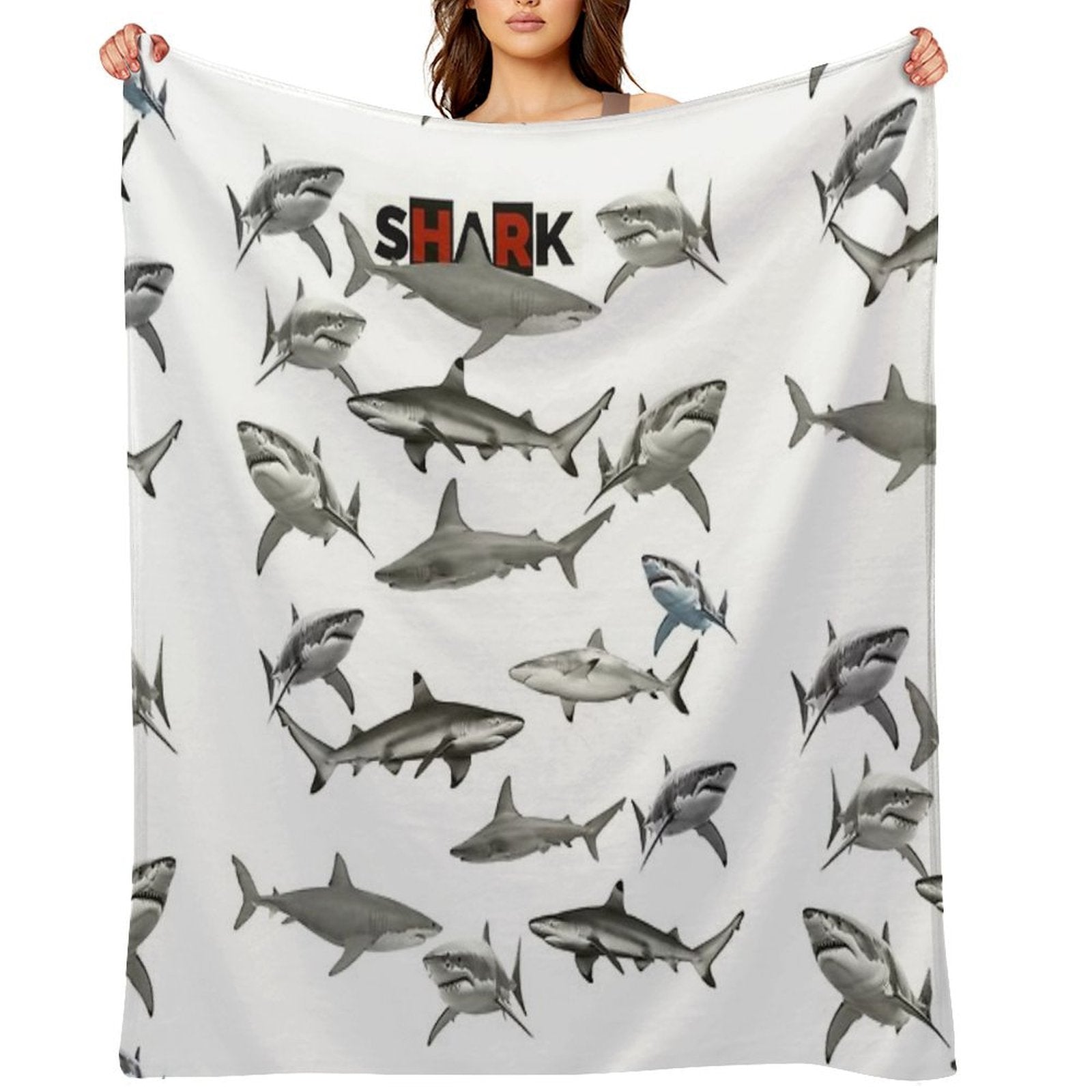 Shark Eco-conscious Throw Blanket