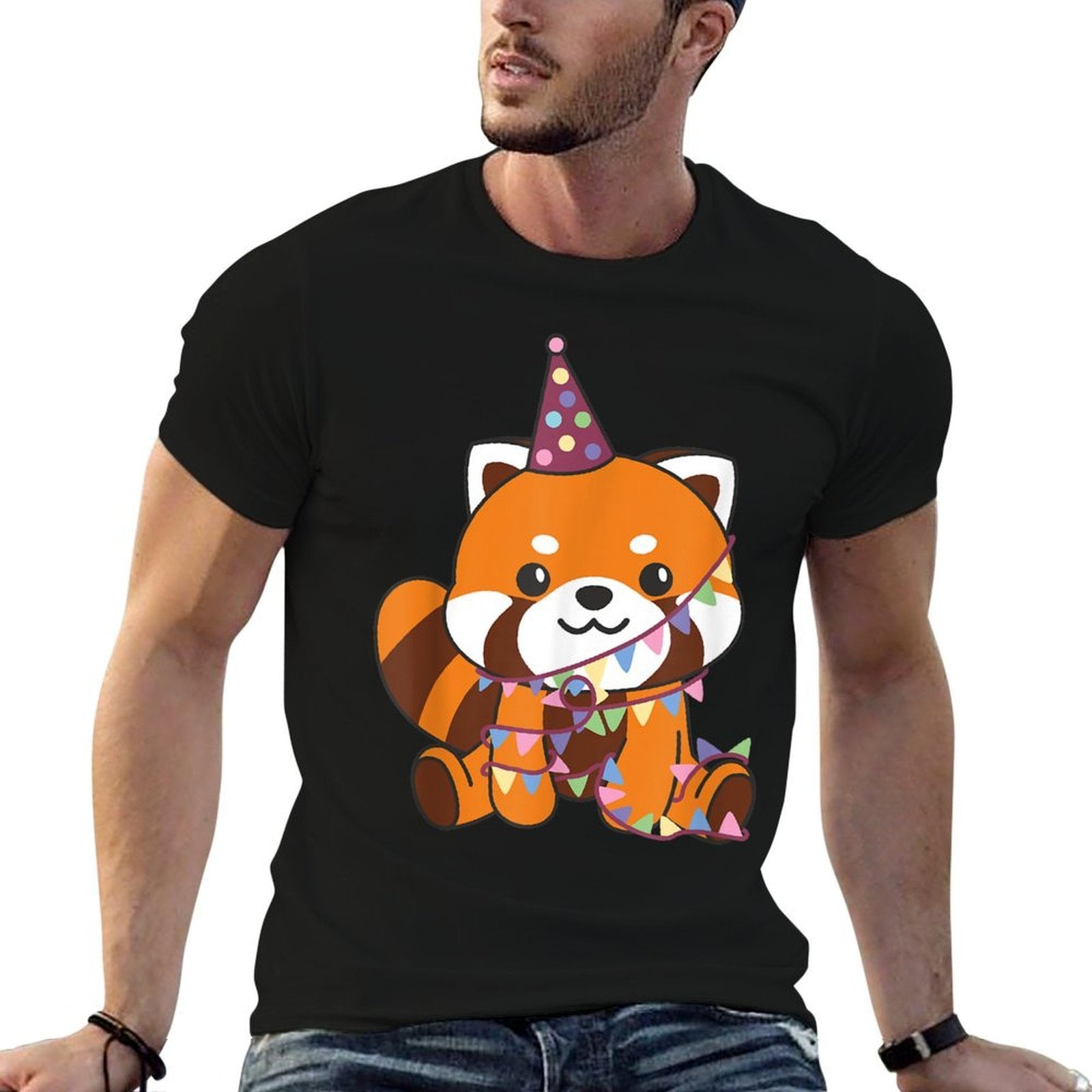Red Panda Birthday for Children A Birthday Red Panda  Relaxed-fit T-Shirt