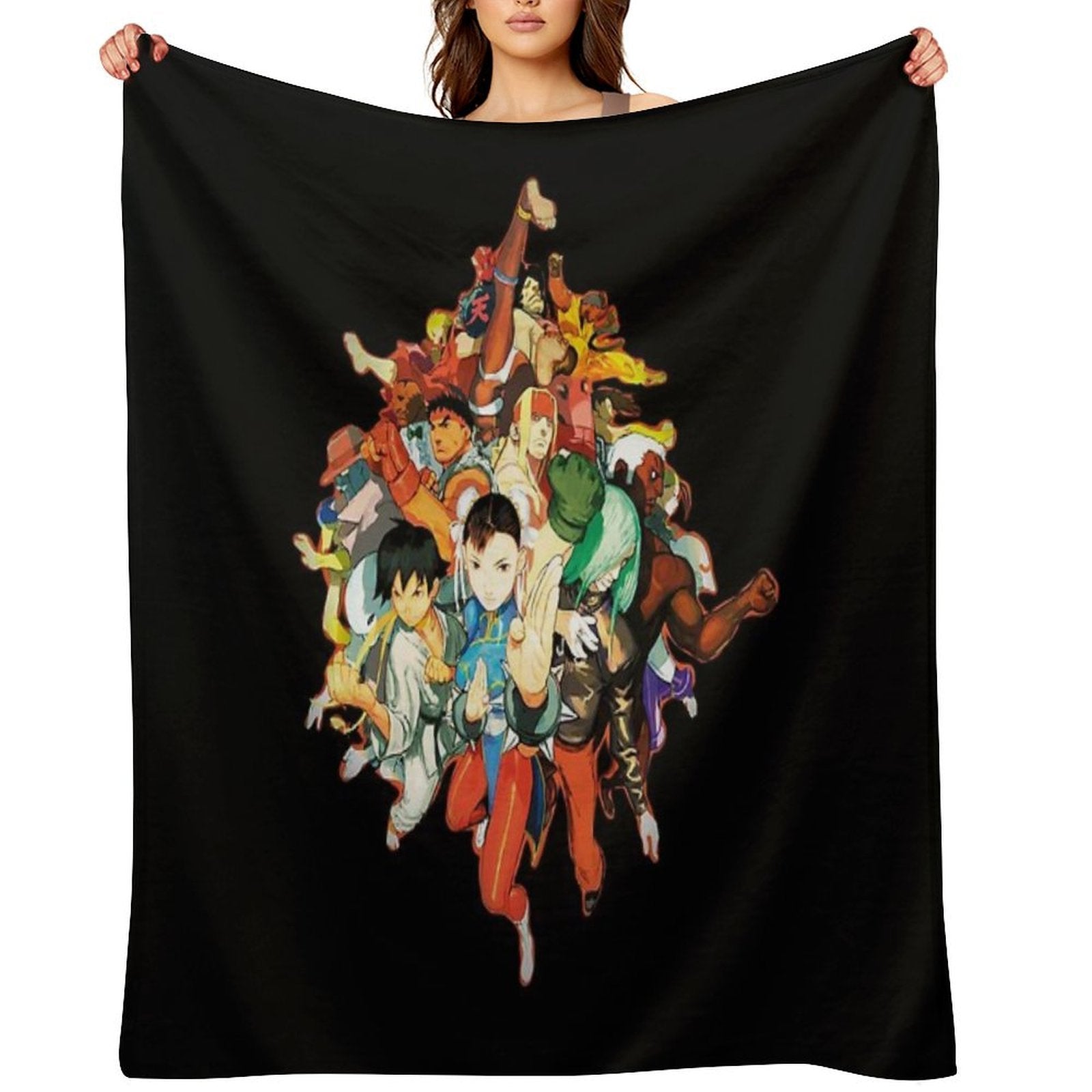 THIRD ROUND Anti-pilling Throw Blanket