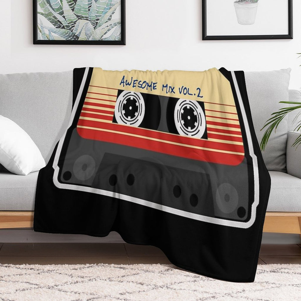 Awesome, Mixtape Vol 2, Cassette, Retro, Versatility Throw Blanket