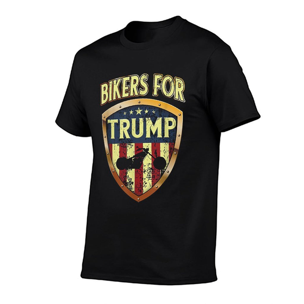 Bikers For Trump Tshirt Funny Biker Gift  Quick-drying T-Shirt