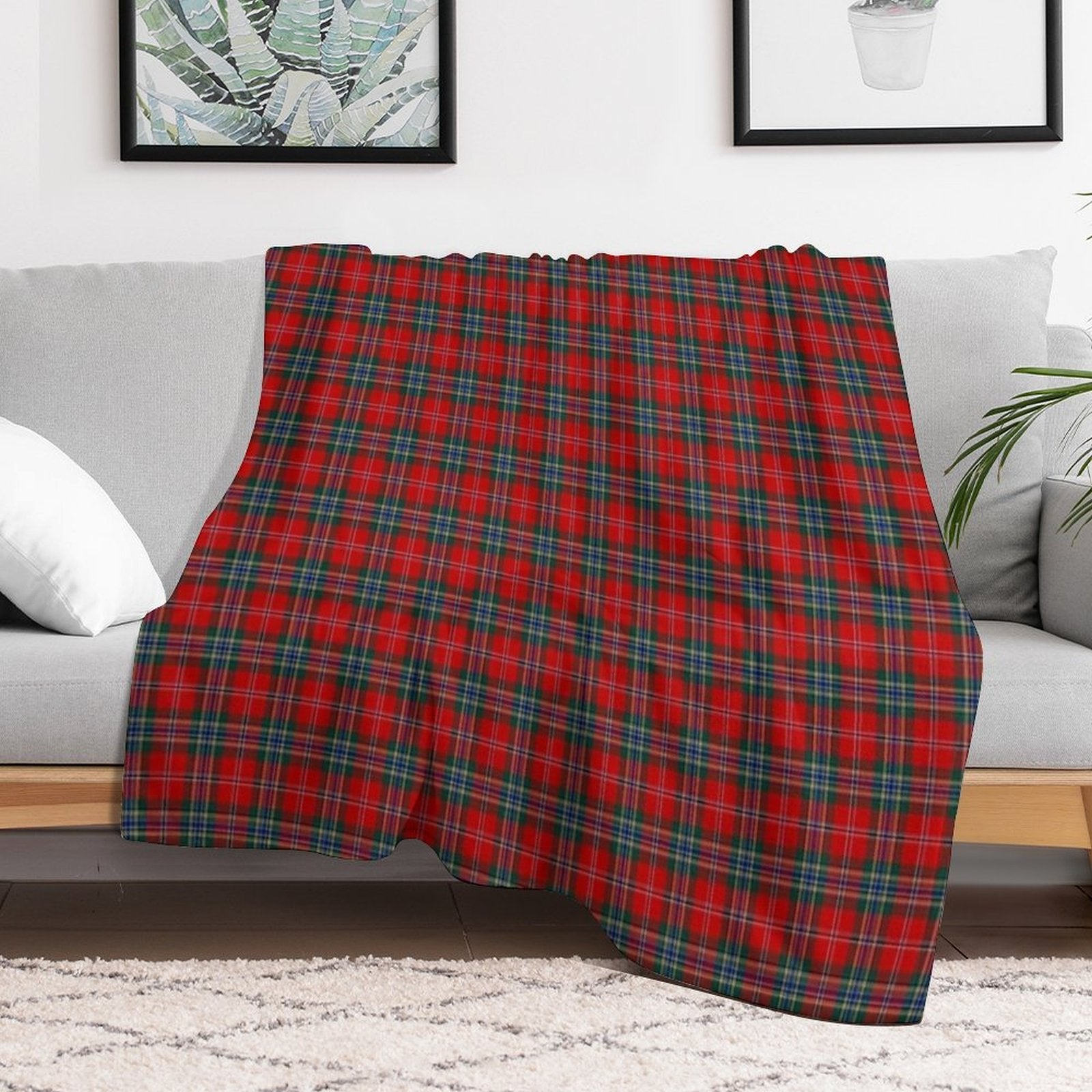 Clan MacLean Tartan Quick-dry Throw Blanket