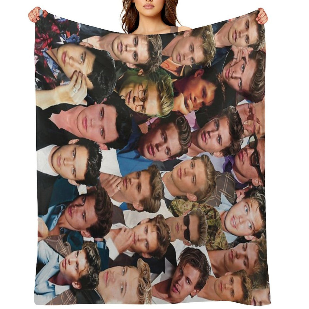 Austin Butler Photo Collage Versatility Throw Blanket