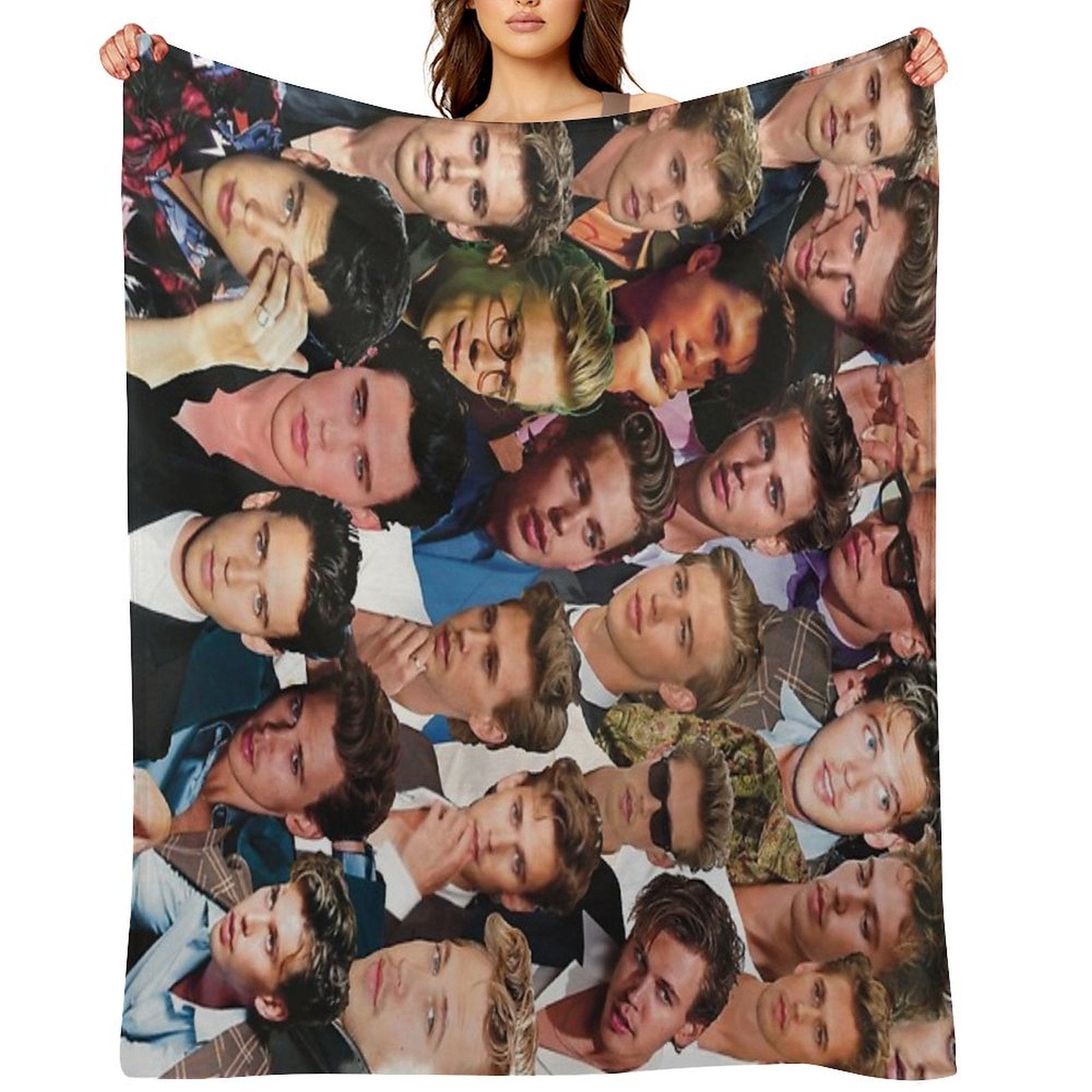 Austin Butler Photo Collage Versatility Throw Blanket