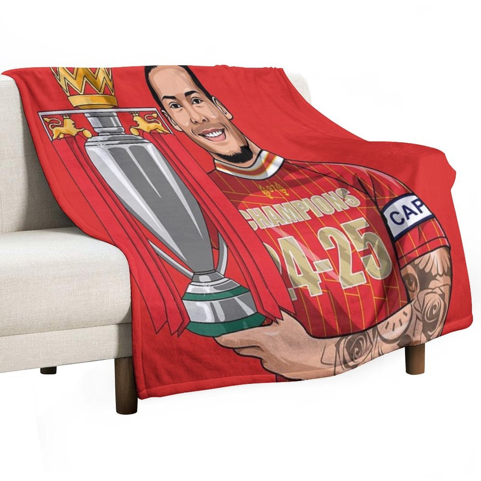Virgil League Champions Durable Throw Blanket