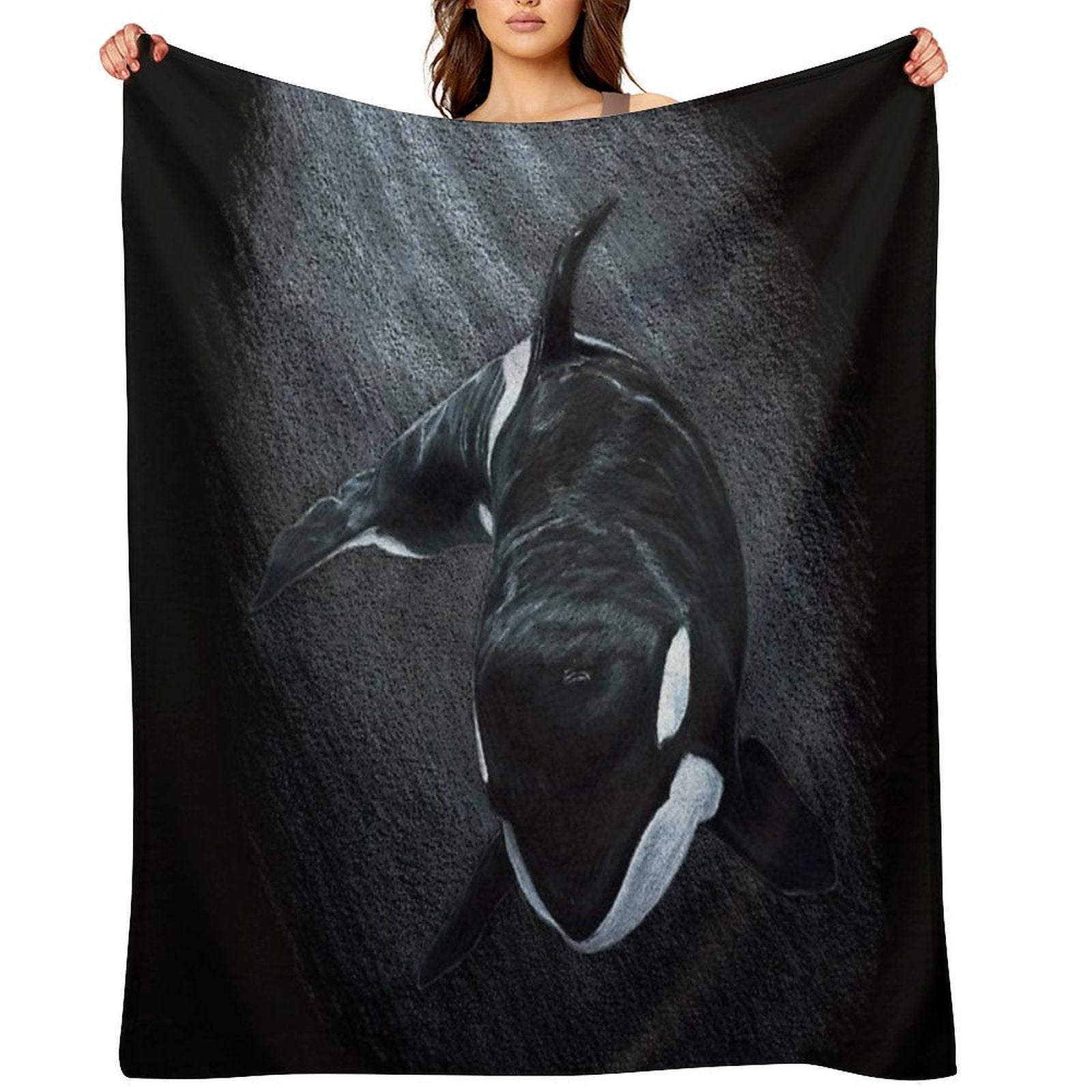 White Whale - Orca Quick-dry Throw Blanket