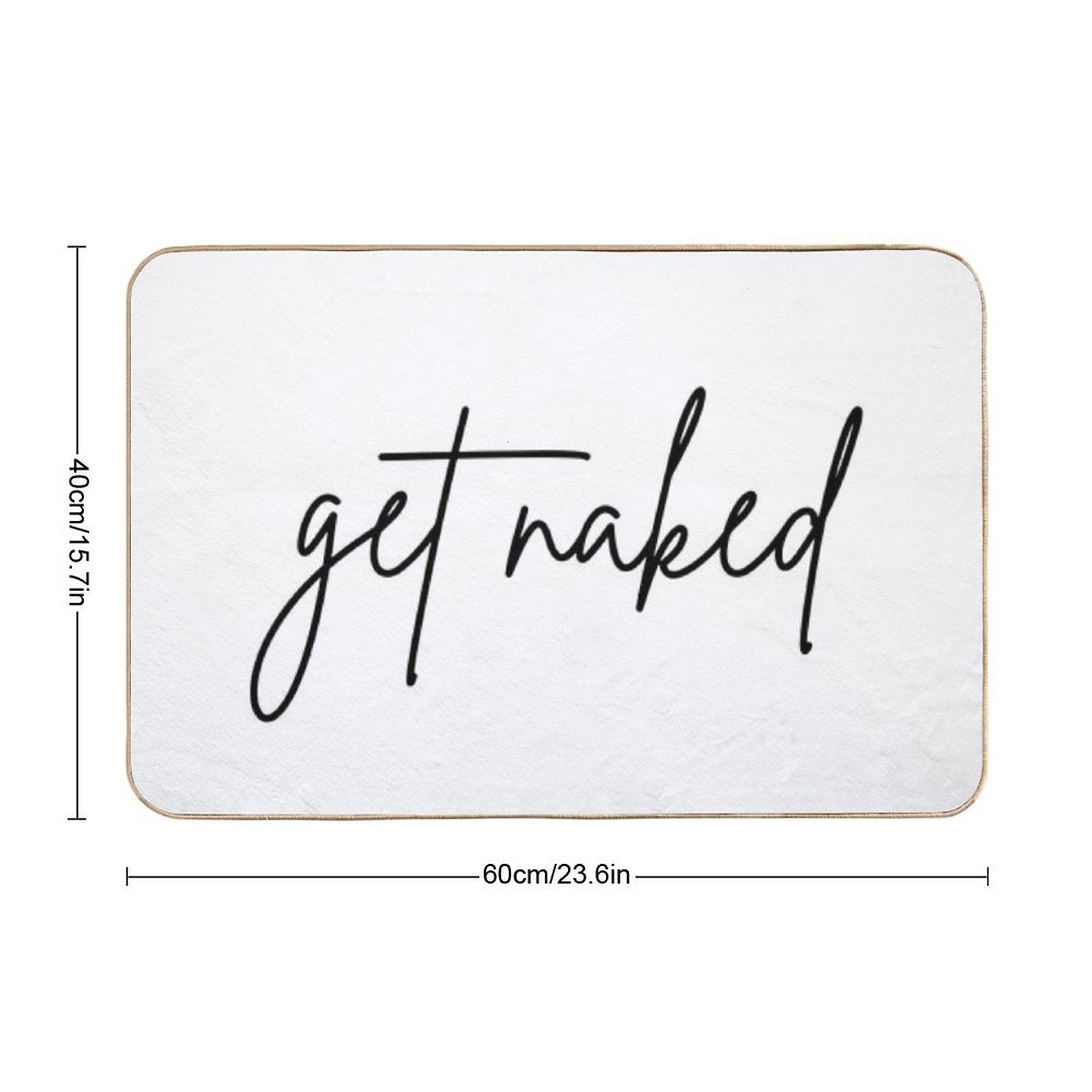Get Naked  Rapid-Drying Bath Mat