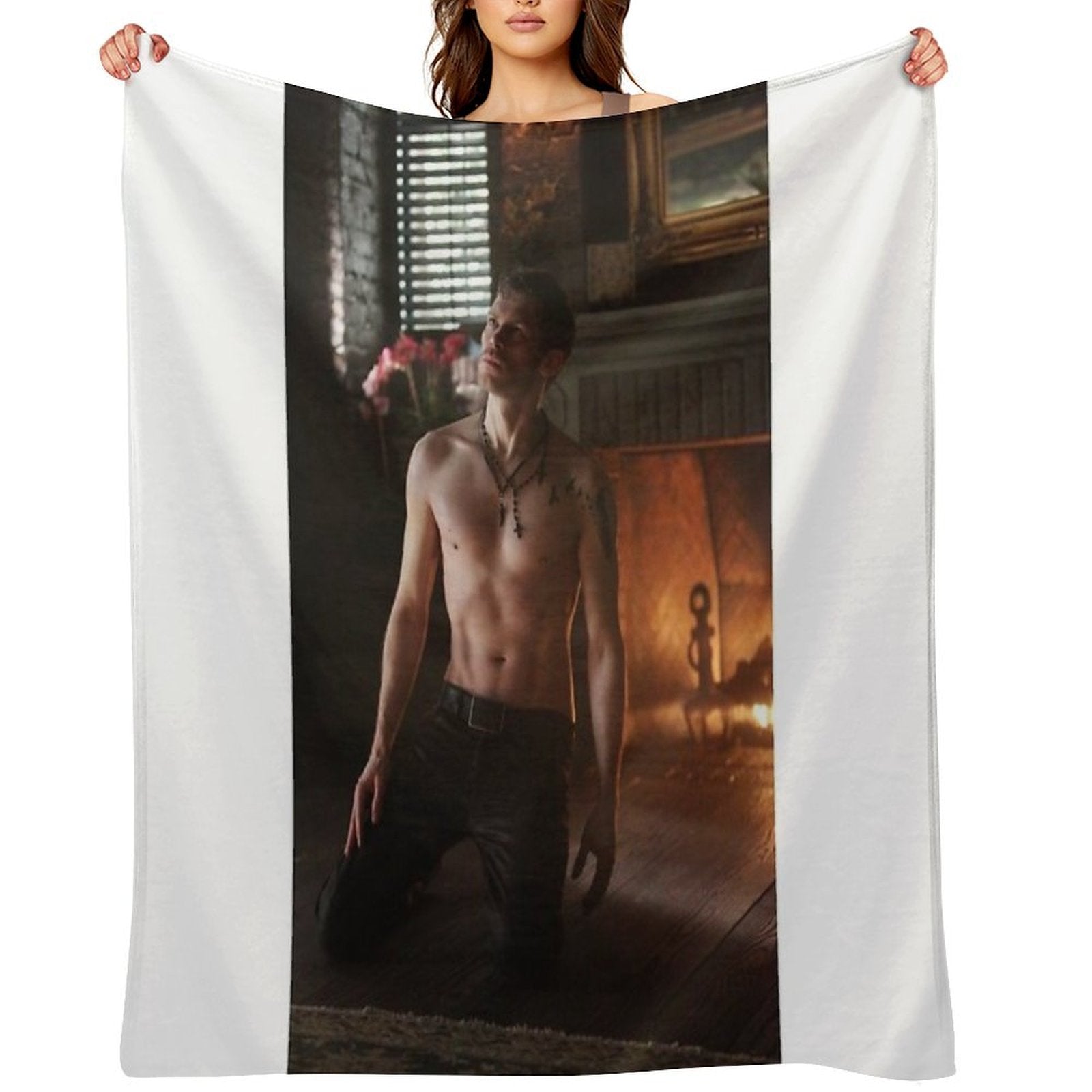 Klaus Mikaelson Travel-friendly Throw Blanket