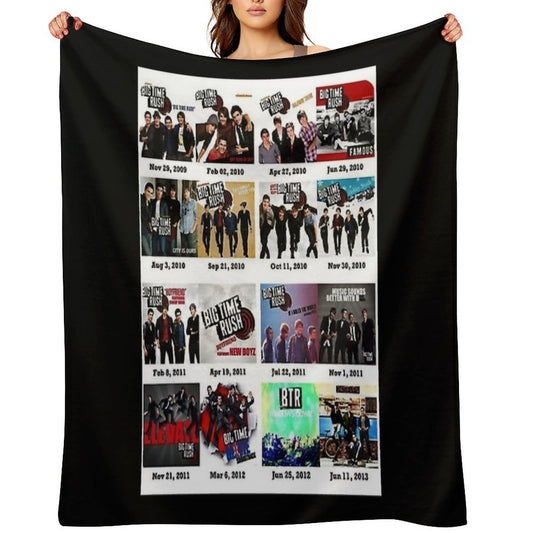 Band Famous Pictures Logo Poster Shrink-resistant Throw Blanket