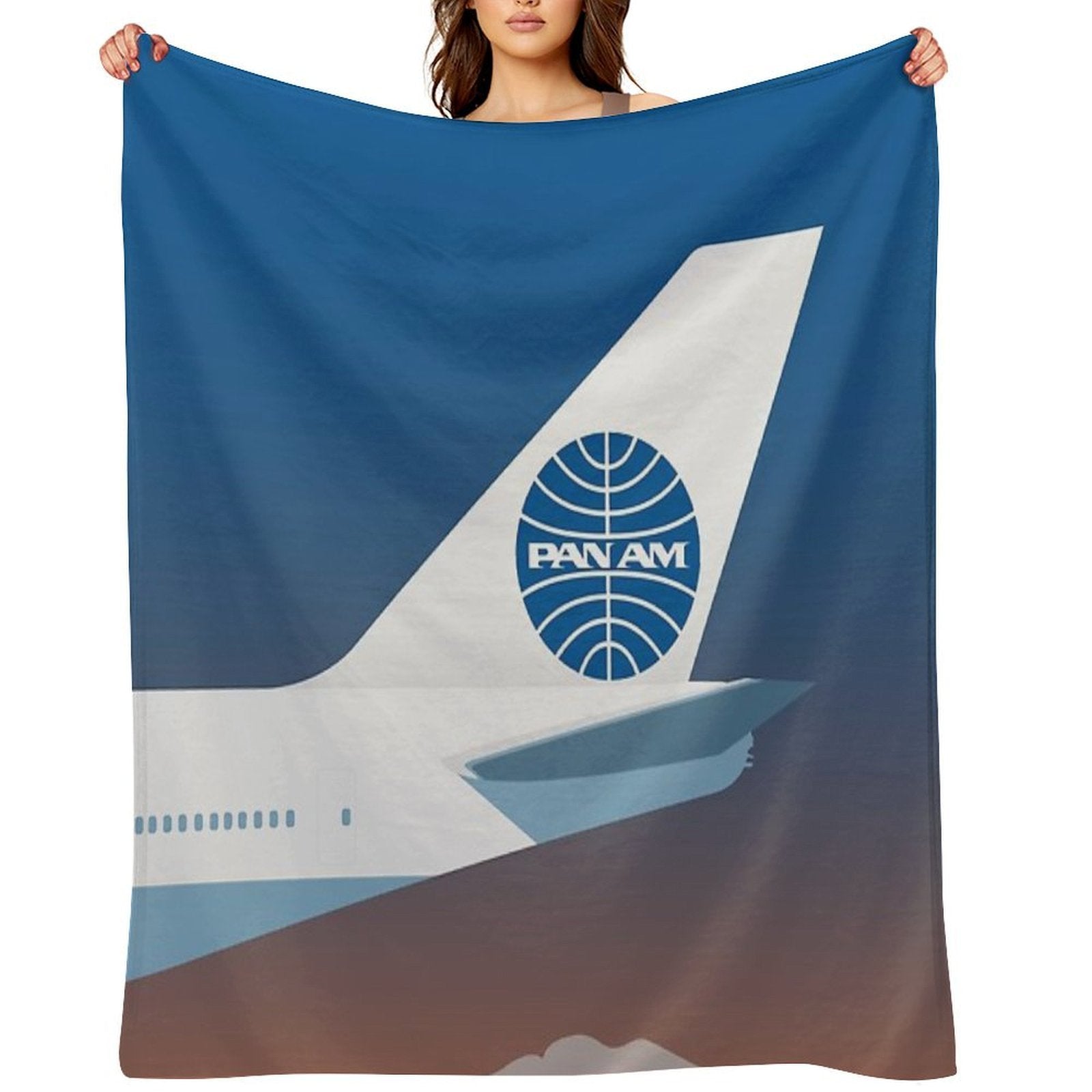 Pan American World Airways Design Durable Throw Blanket