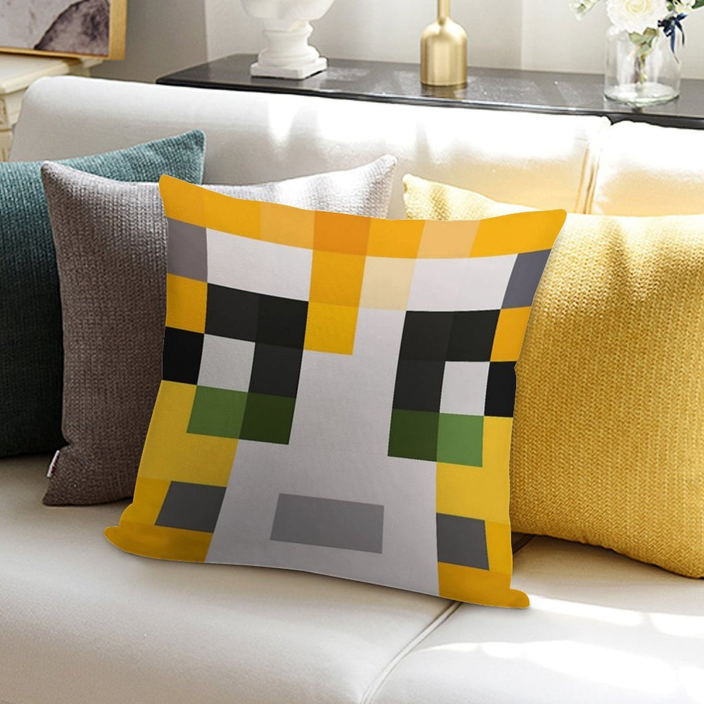 Stampy Soft Decorative Cover Throw Pillow