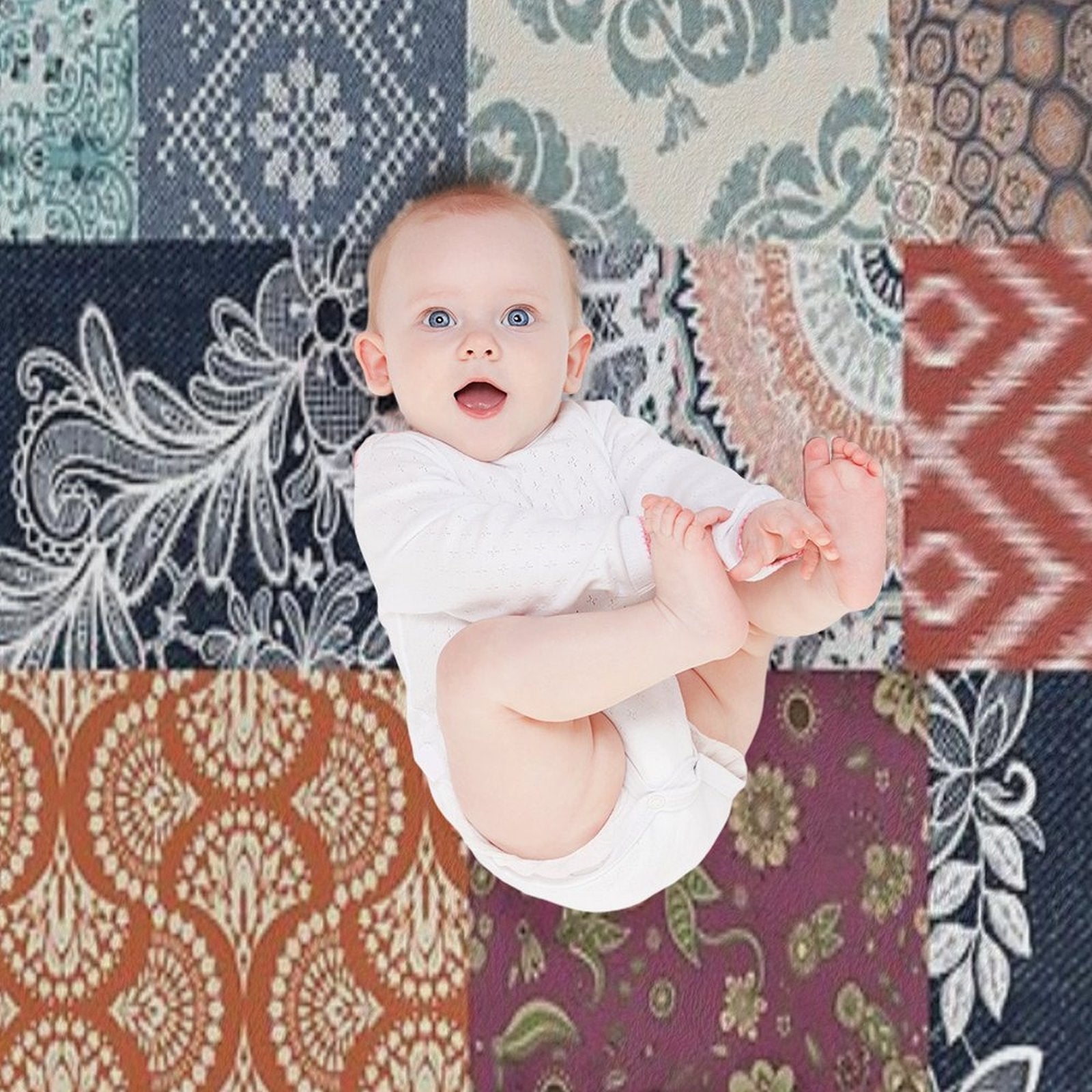 Boho Gypsy Patchwork Multi-functional Throw Blanket