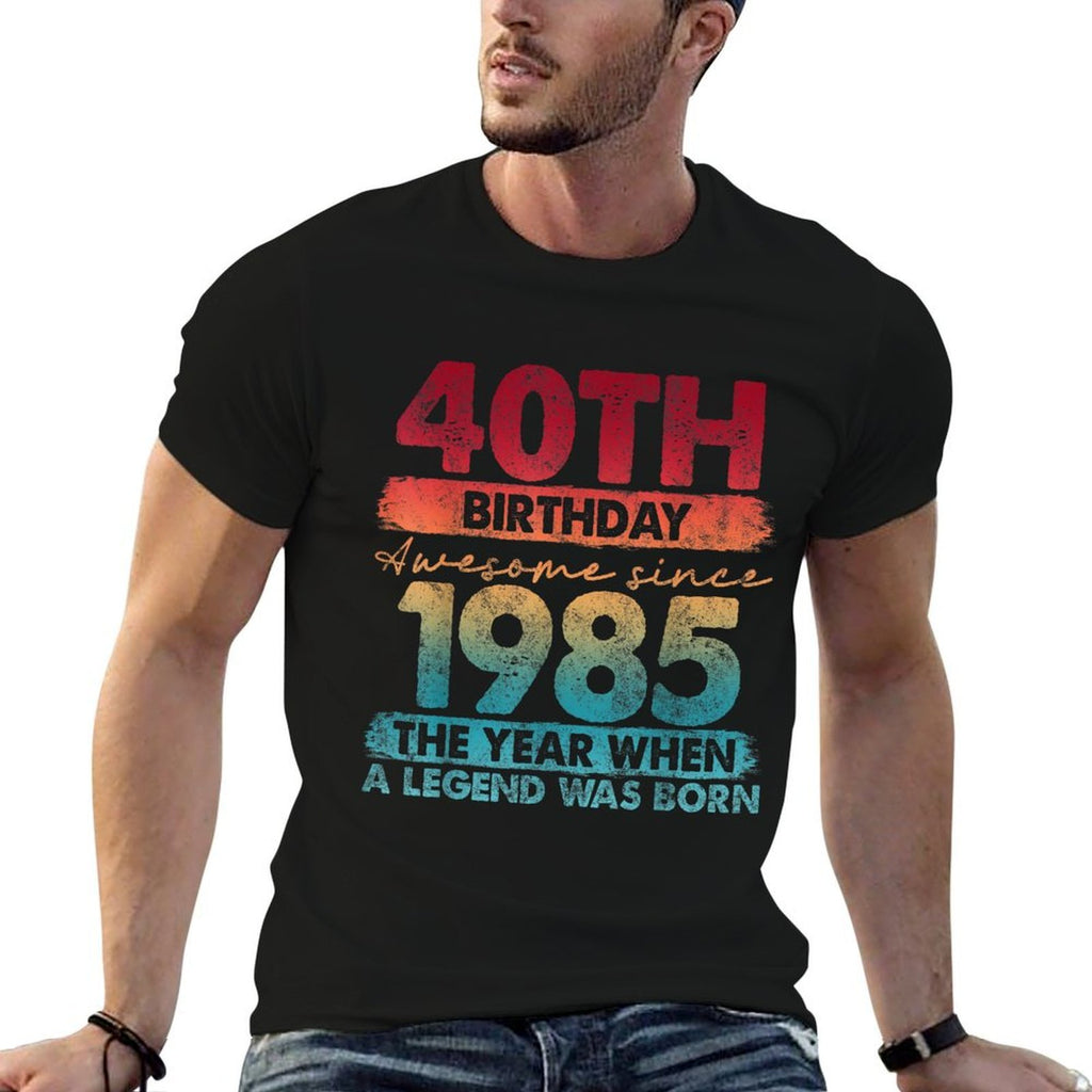 40 Year Old Gifts Vintage 1985 Limited Edition 40th Birthday  Moisture-wicking T-Shirt