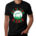 Our 5k Team Sleighs Funny Christmas Humor Running Race  Graphic-printed T-Shirt