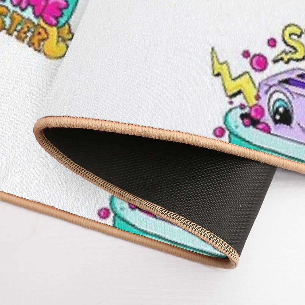Sparky The Bathtime Toaster  Fade-Resistant Bath Mat