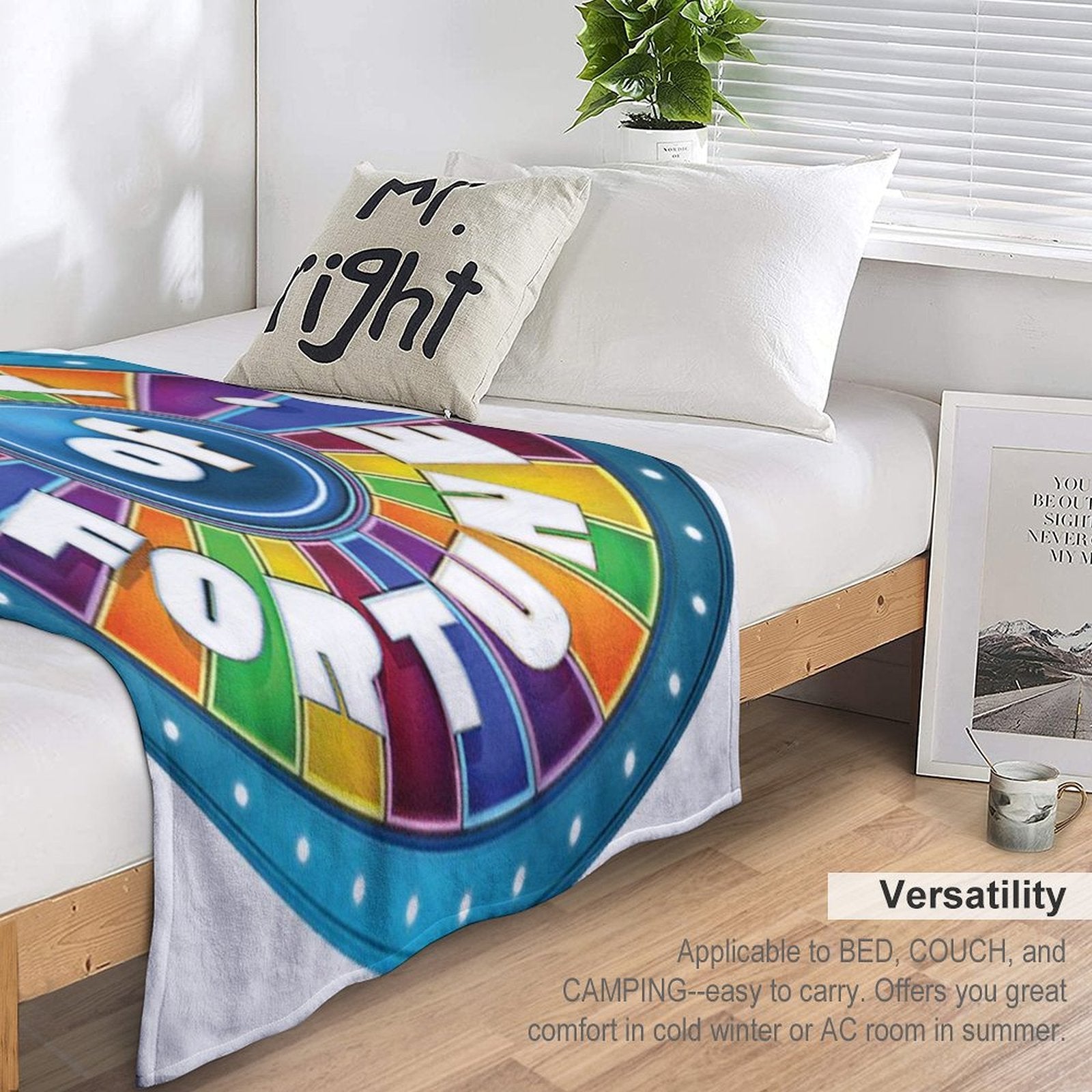 Wheel of Fortune Versatility Throw Blanket