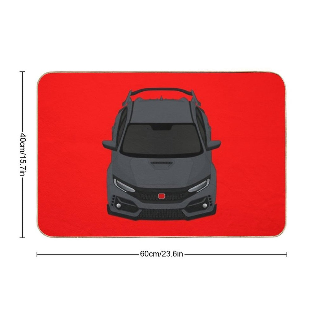 Civic Type R Metal  Fade-Resistant Bath Mat
