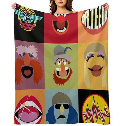 Dr. Teeth And The Electric Mayhem Anti-pilling Throw Blanket