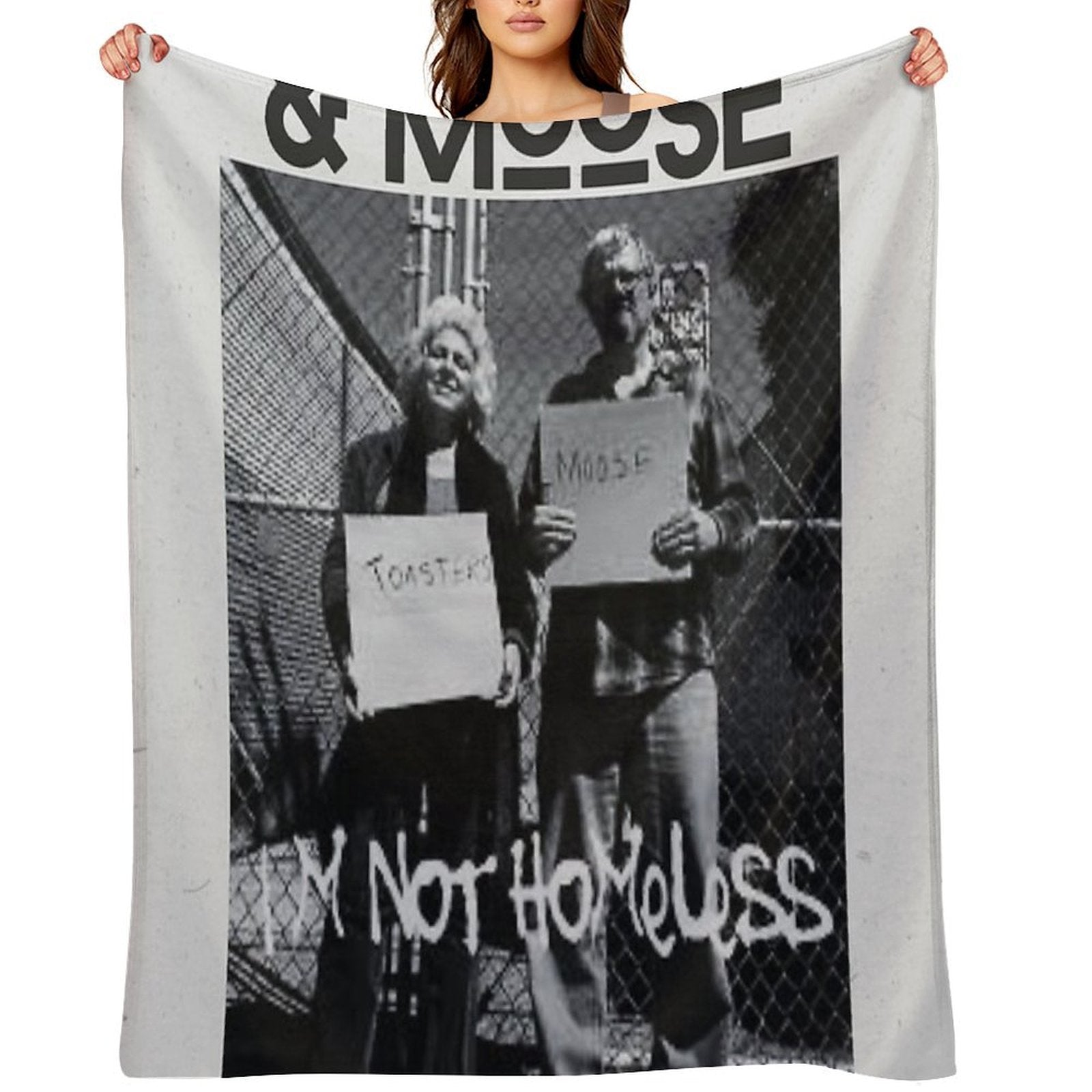 Toasters And Moose Taste The Biscuit Comfort Throw Blanket
