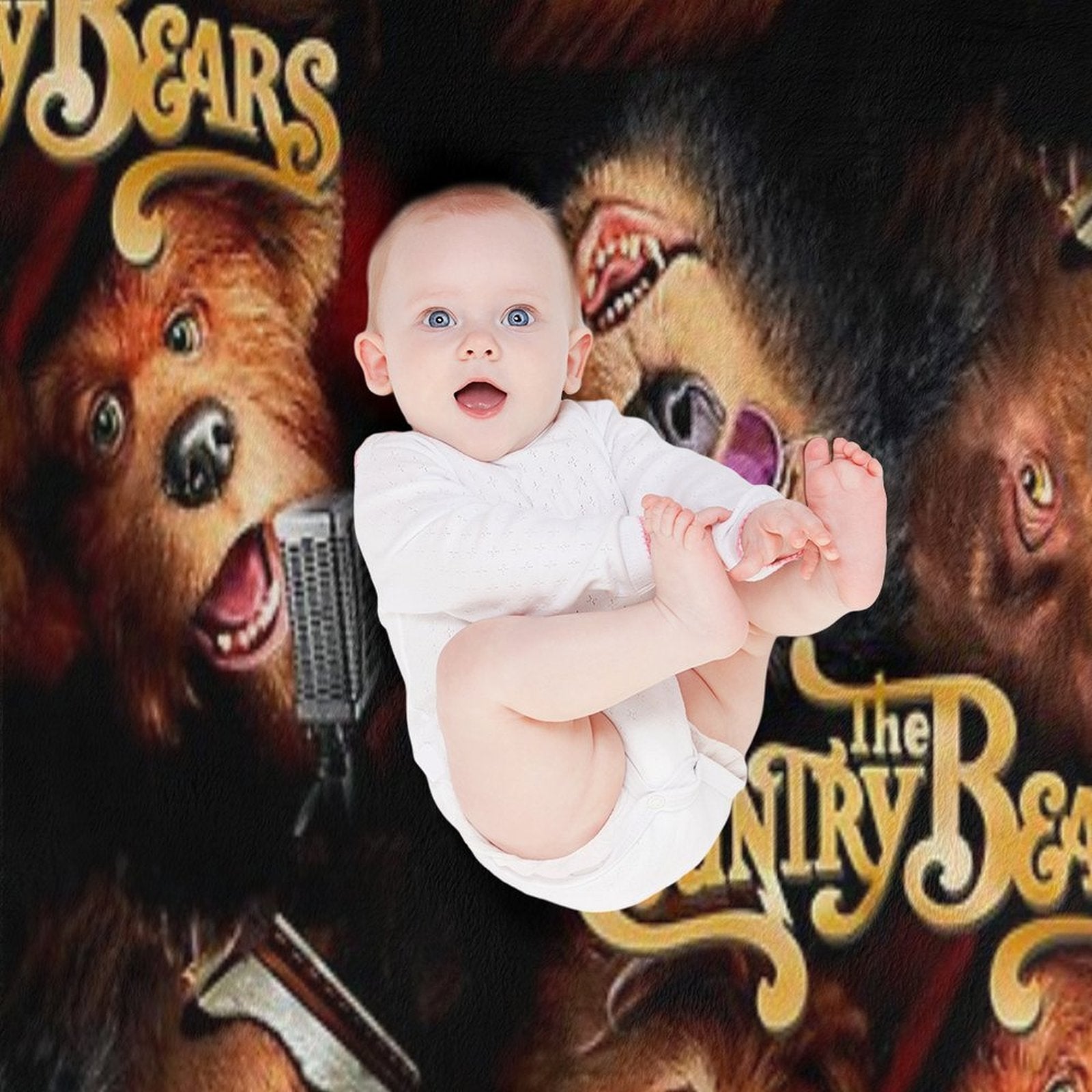 The Country Bears Travel-friendly Throw Blanket