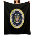 Seal of President of The United States Wrinkle-free Throw Blanket
