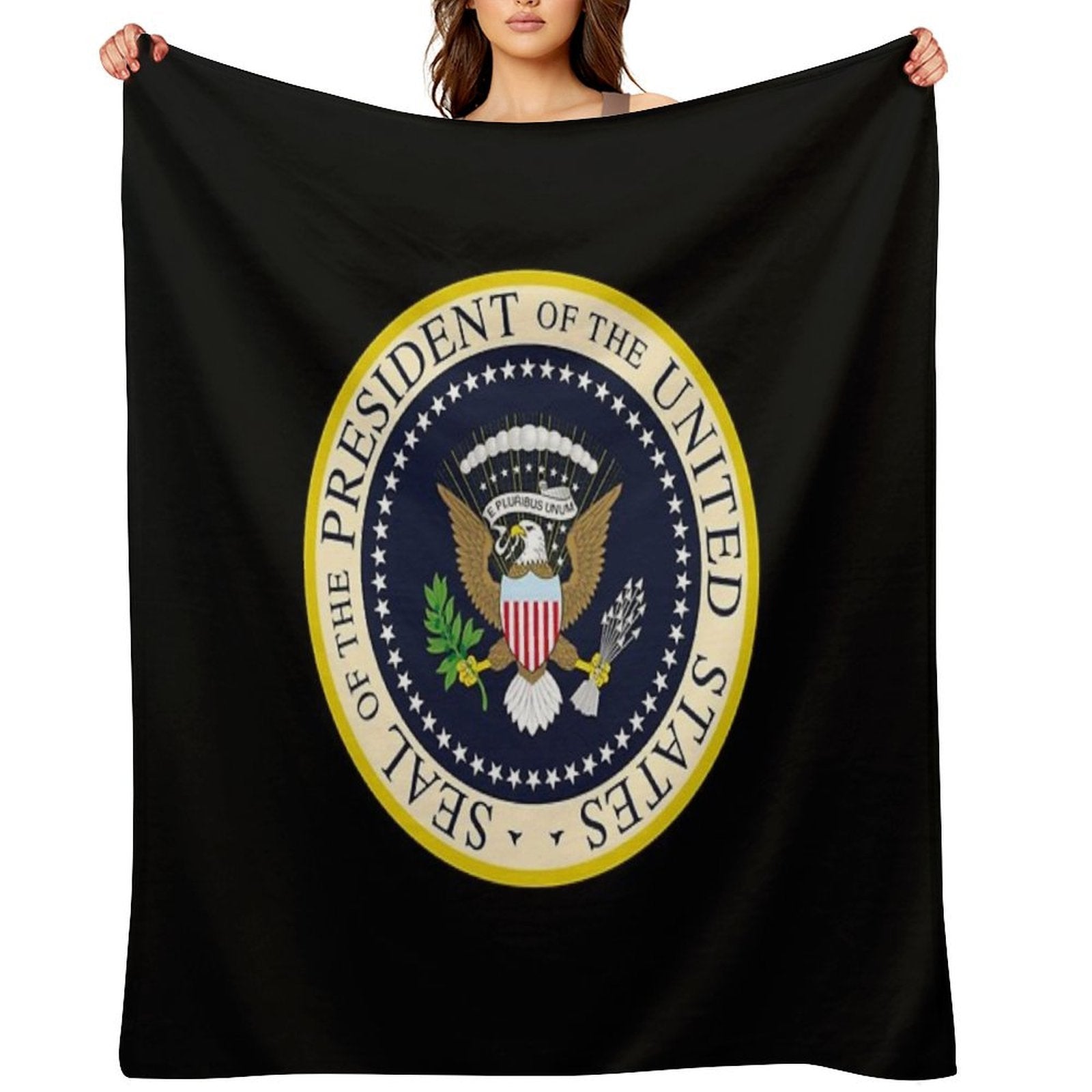 Seal of President of The United States Wrinkle-free Throw Blanket